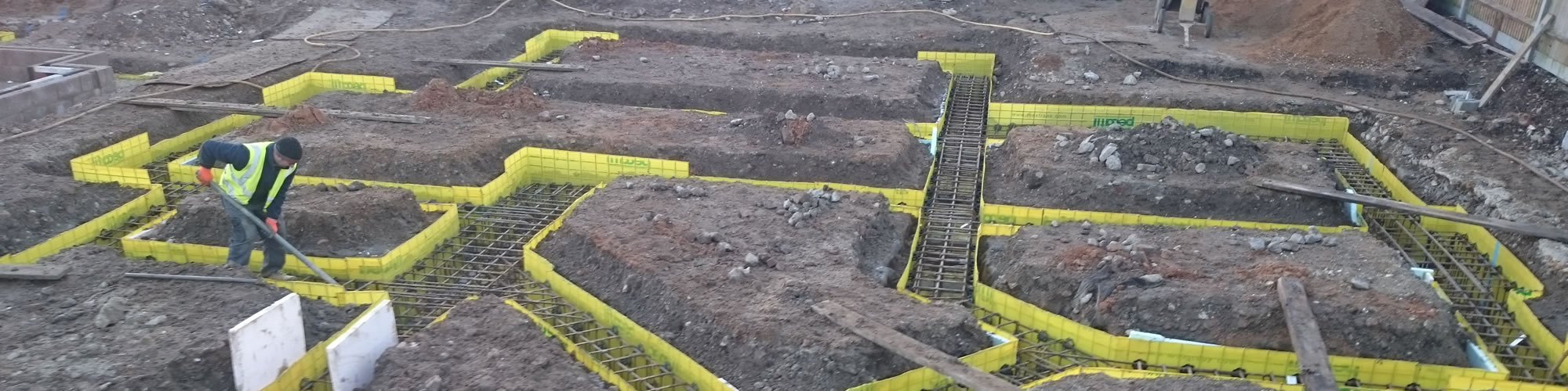 Foundation work in Aylesbury