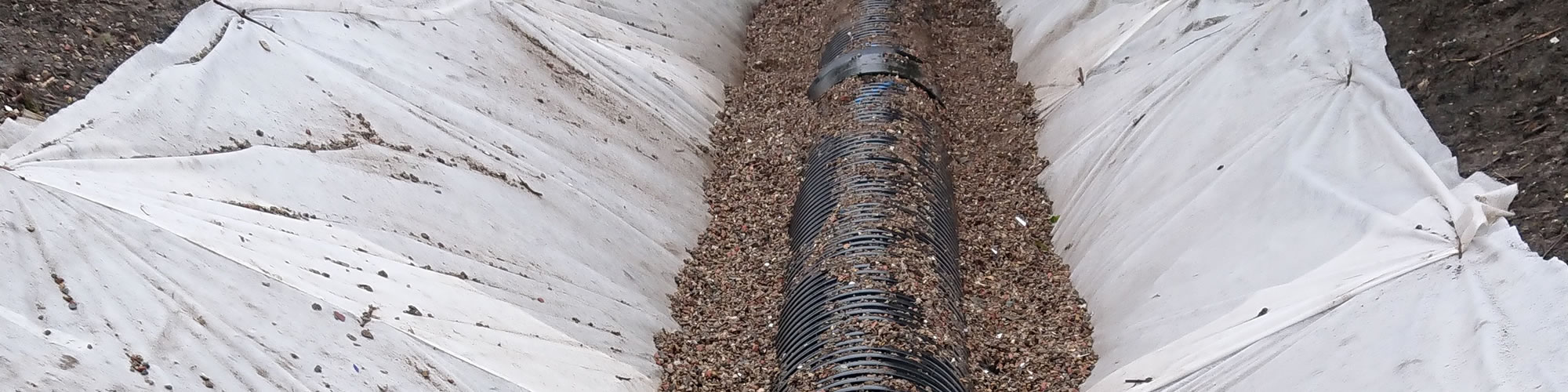 Drainage piping near Aylesbury